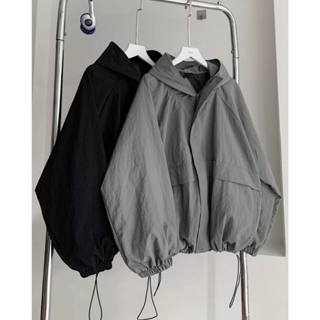 Áo khoác dù KAWU có túi trong , vải dù gió nhăn xịn lót lụa cotton 100% cực mát và nhẹ style Hàn Quốc -  10782