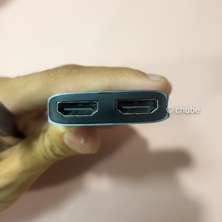 Thiết bị chia gộp cổng HDMI Vention | Baseus 2 chiều có MST xuất 2 màn hình cho MAC