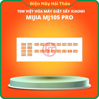  Tem Việt hóa máy giặt sấy Xiaomi Mijia MJ105 Pro 