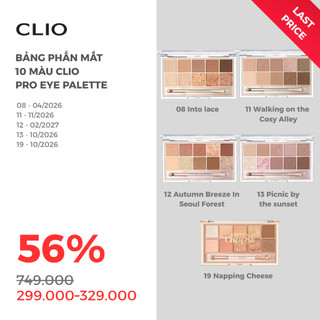 Bảng Phấn Mắt 10 màu Clio Pro Eye Palette