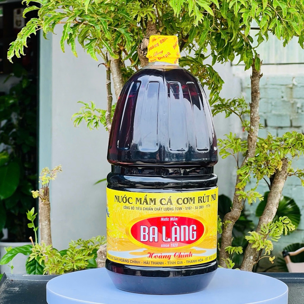 Nước Mắm Cốt Cá Cơm Nguyên Chất Ủ 3 Năm - 40 Độ Đạm- Chai 2 Lít