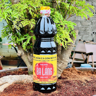 Nước Mắm Cá Cơm Rút Nỏ Ủ 2 Năm - 30 Độ Đạm- Chai 900ml