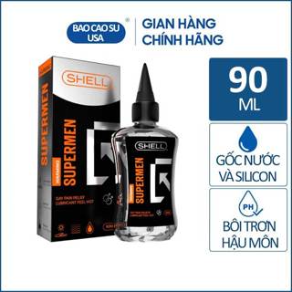  Gel bôi trơn hậu môn nóng ấm Shell Supermen Warming - Chai 90ml 