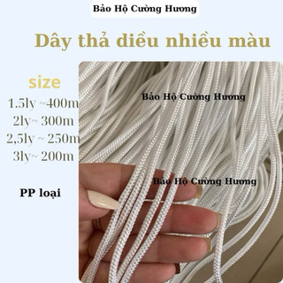  dây malai trắng Dây thả diều  Cuộn sẵn   dây malai siêu bền chất lượng cao được làm bằng sợi PPbền chắc chịu nắng mưa 