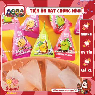 [COMBO 10 CHIẾC] Thạch trái cây tam giác Konjac zaizai thơm ngon, đồ ăn vặt hot