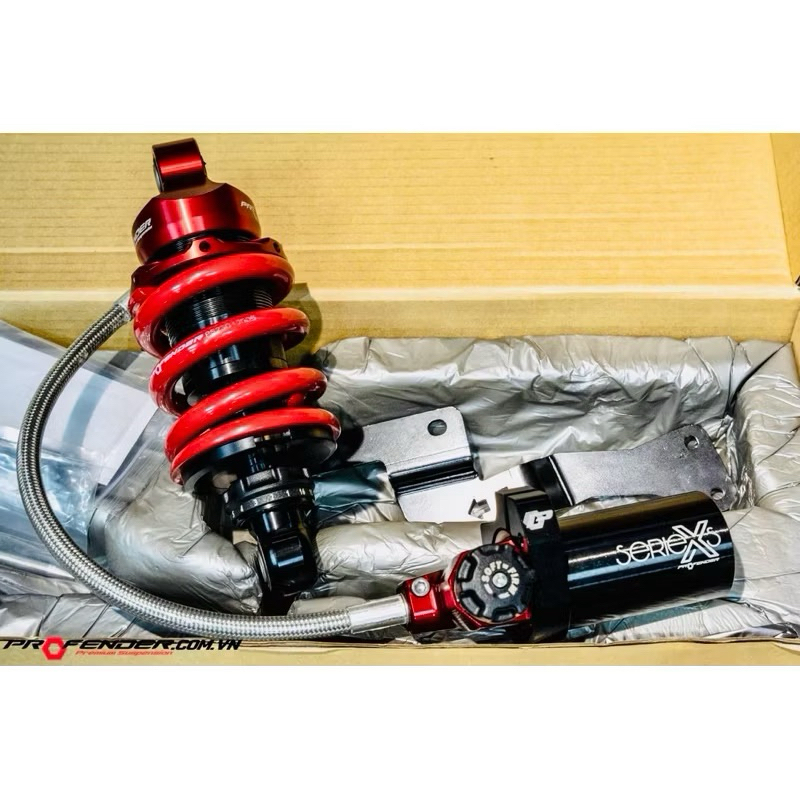 phuộc Profender Ex150 Ex155 Ex135 Ex2010-Cao 205mm- có bình dầu