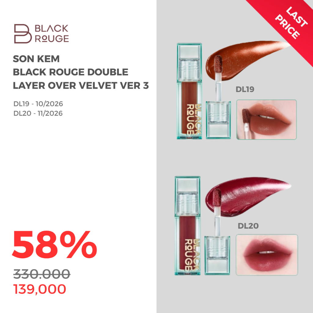 [100% AUTH] Son Kem Black Rouge Double Layer Over Velvet Ver 3 - Jewelry 3.8gr | BigBuy360 - bigbuy360.vn