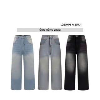 Calem club - Quần Jeans Ống Suông Ver 1 nhiều màu tôn dáng form unisex nam nữ