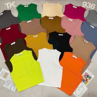Áo ba lỗ croptop trơn ôm body