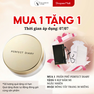 Phấn Phủ Kiềm Dầu Perfect Diary Chống Thấm Nước, Giúp Làm Mịn Da, Giảm Lỗ Chân Lông 4 Màu 7g