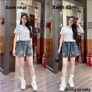   A6015  Quần Jeans SOOC Nữ LỬNG Cạp Cao RÁCH  Lưng Thun Trẻ Trung Năng Động _ THƯƠNG HIỆU UY TÍN 