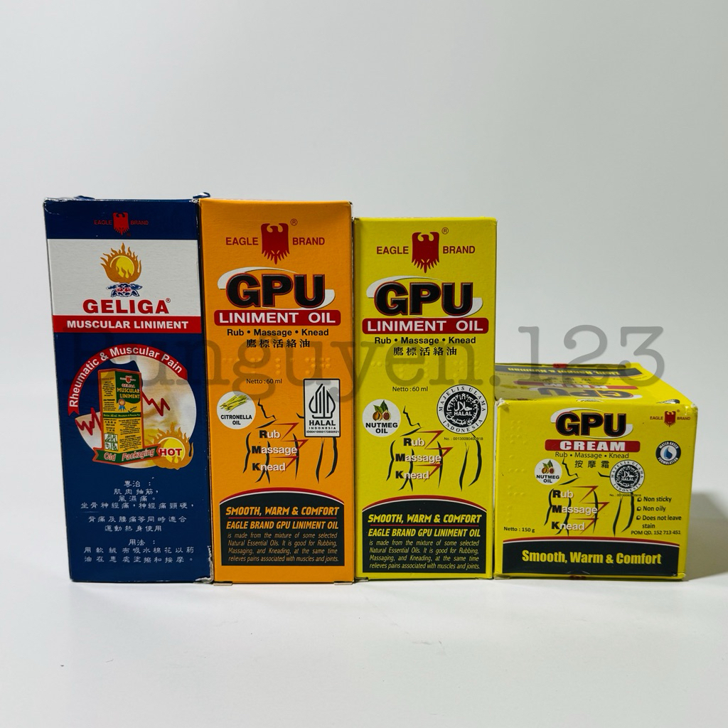 Dầu Gừng Xoa Bóp GPU Liniment Oil