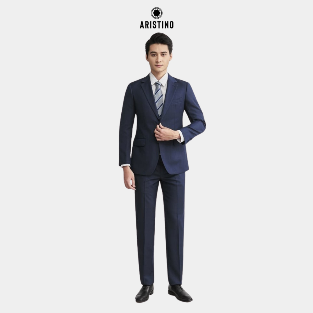 Bộ Suit Nam Cao cấp Aristino phom Premio phù hợp với mọi dáng người - ASU00302