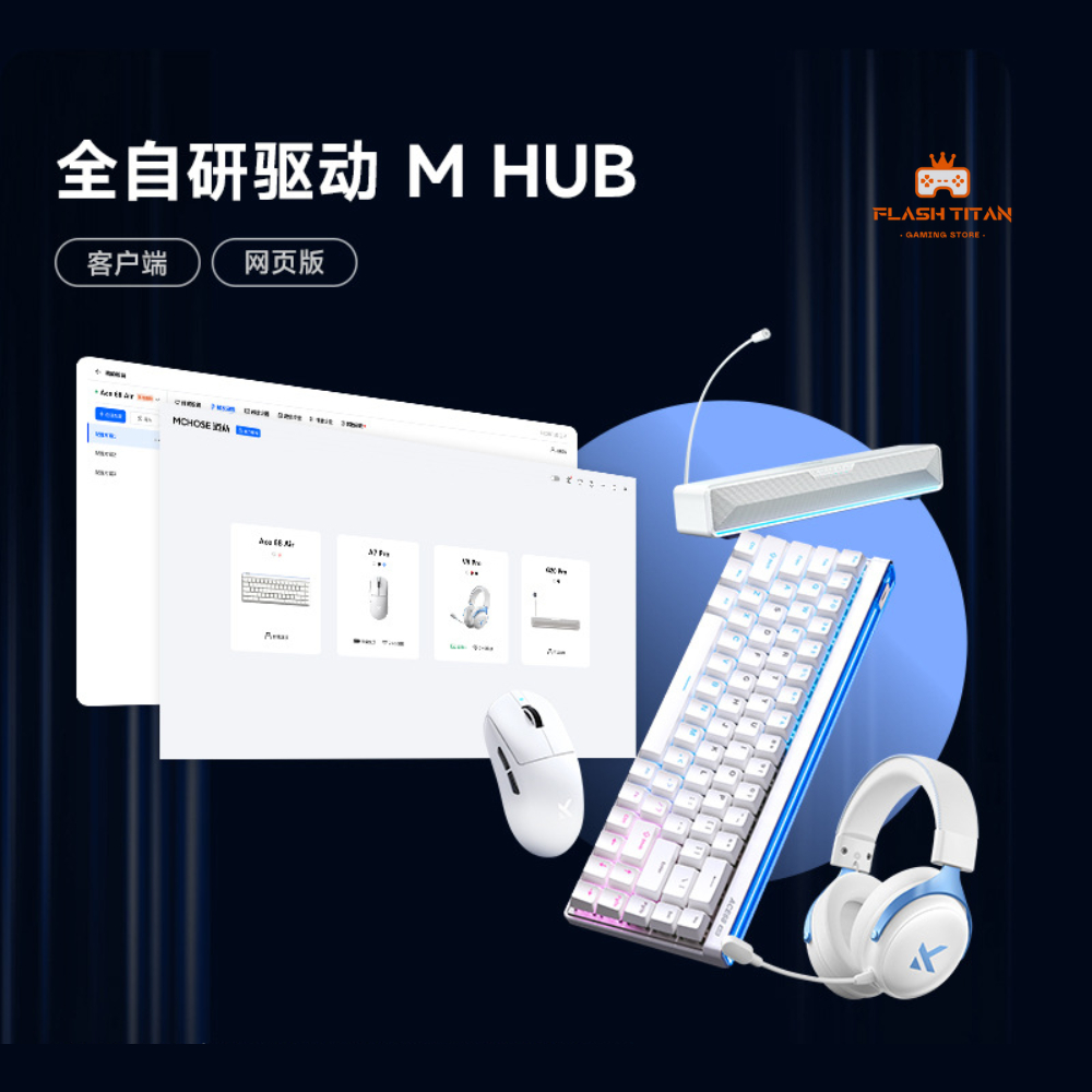 Bàn Phím Cơ Gaming Mchose ACE68 AIR - Bàn phím Rapid Trigger - 8k Polling Rate - RT 0.005mm | BigBuy360 - bigbuy360.vn