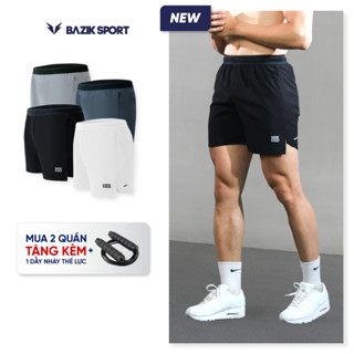 Quần Short Thể Thao Nam BAZIK 6 INCH Cạp Chun Thoáng Khí, Thoải mái Chạy bộ, Tập Gym