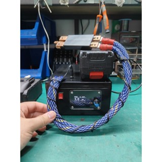 Máy hàn cell 2 siêu tụ gài pin mini ( không kèm pin )