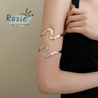 Vòng Bắp Tay Nữ Đi Biển, Size 5cm, Vòng Tay Lượn Sóng Phong Cách Cá Tính, Trang Sức Rosie Acessories