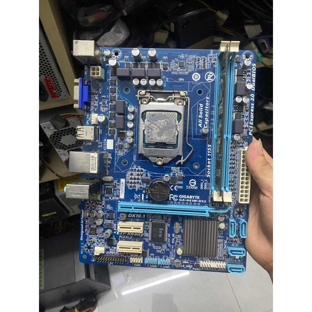 Main giga H61 + Chip G chạy full chức năng