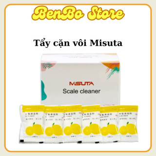  Bột Tẩy Cặn Vôi Canxi MISUTA Bột Tẩy Cặn Bình Đun Nước Ấm Siêu Tốc Máy Tiệt Trùng Máy Hâm Sữa 