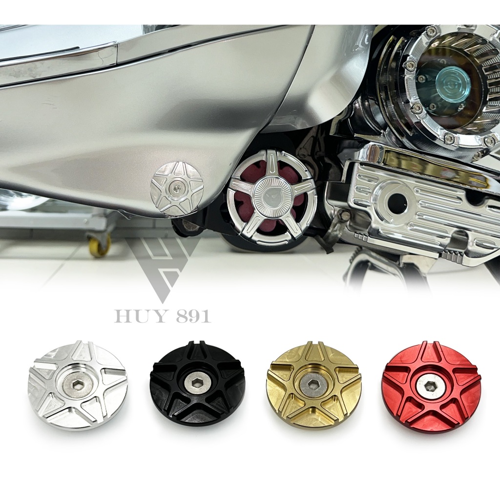 Chụp gầm nhôm CNC Lucky Star cho xe Vespa Sprint, Primavera, GTS