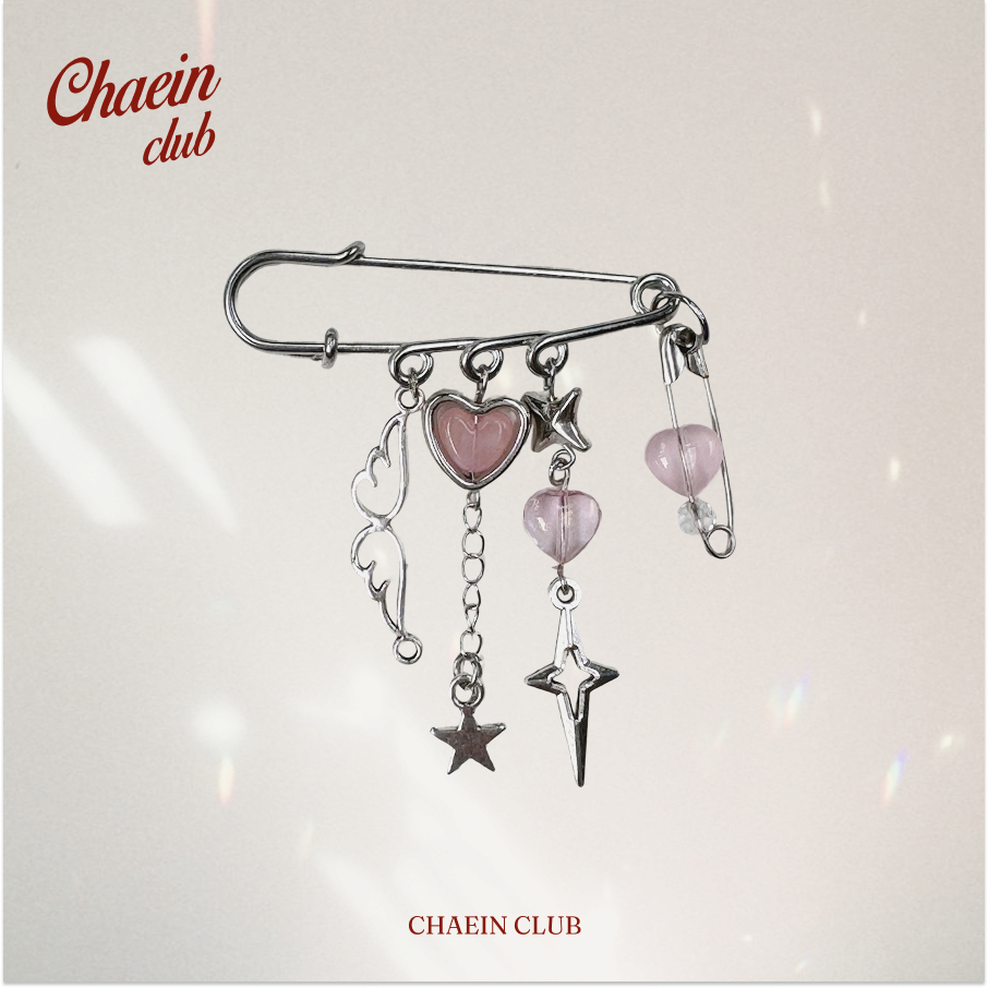 [SẴN] Charm Túi Chaein.club | Aura Pin 🔴 | Ghim Cài Túi Xách Nhỏ Xinh, Phụ Kiện Túi Xách Cá Tính Handmade