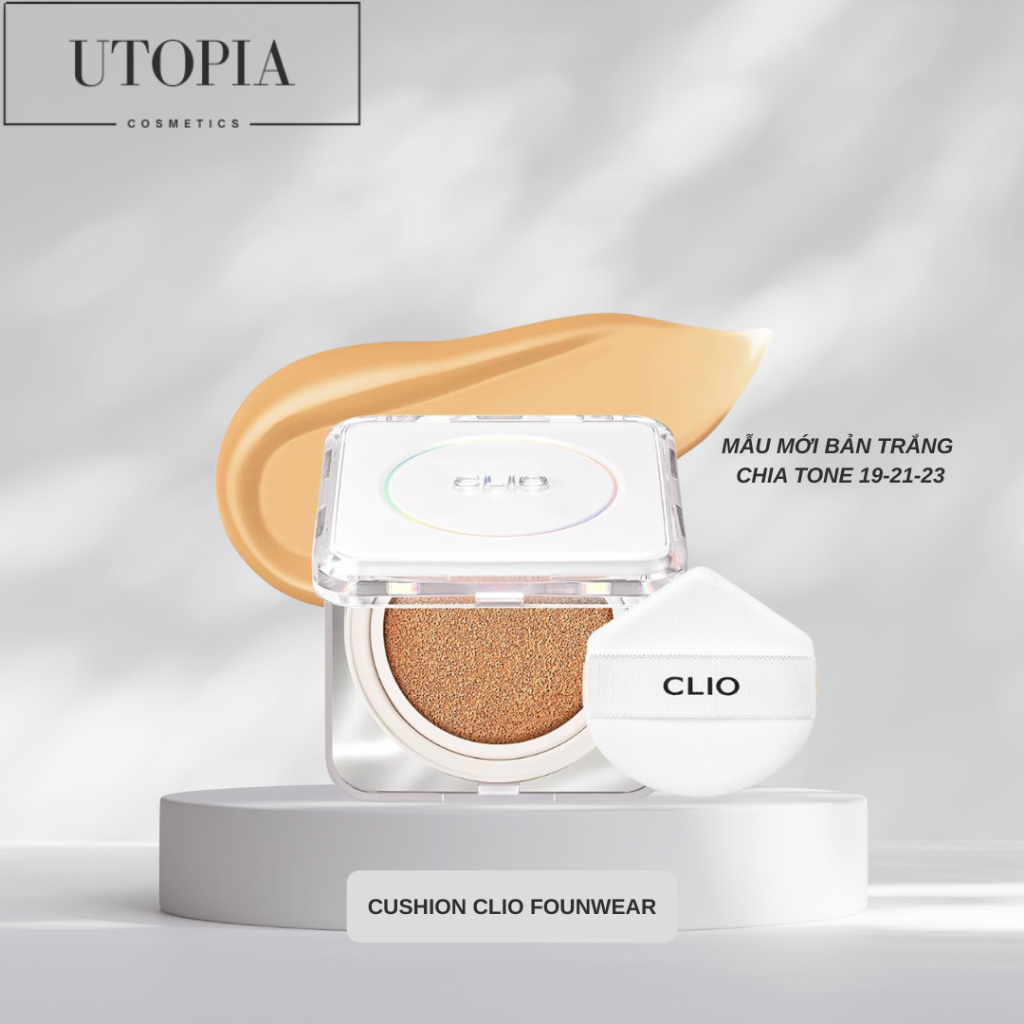 Phấn nước Cushion clio bản founwear kèm lõi refill