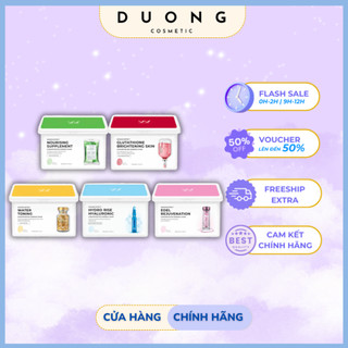   350g  Hộp 30 miếng mặt nạ Wonjin Effect dưỡng da Hàn Quốc cấp ẩm phục hồi làm dịu và dưỡng sáng da 