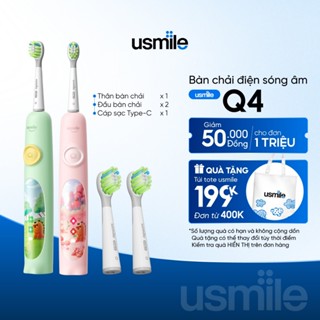 Bàn chải điện sóng siêu âm usmile Q4 (dành cho trẻ em) - Bảo hành 12 tháng