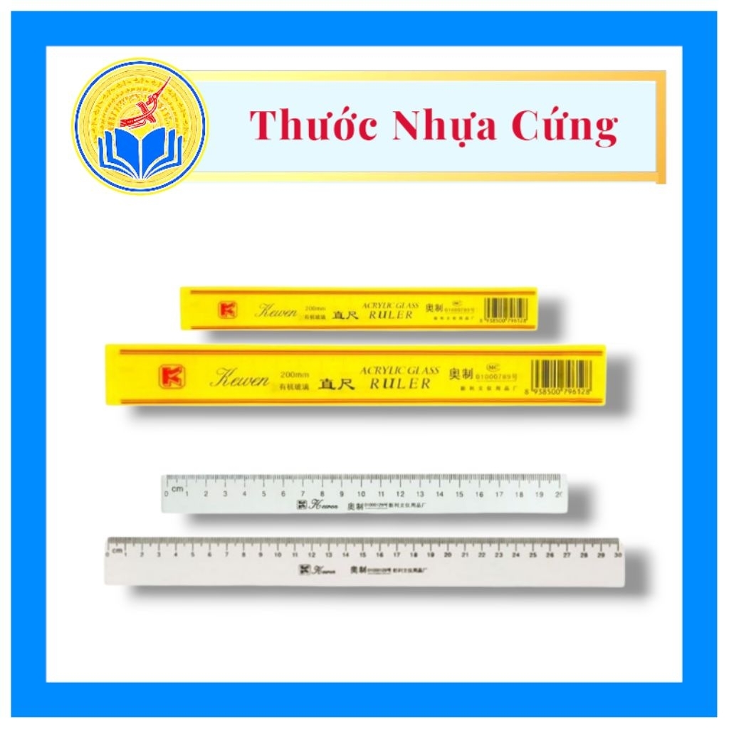Thước Nhựa Cứng - 30cm ( Combo 3 Cây )