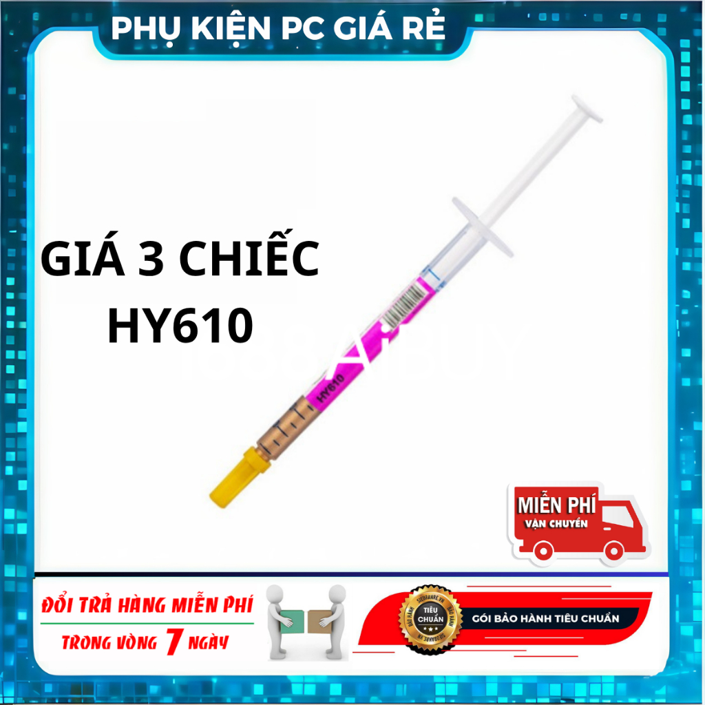Keo Tản Nhiệt HY610 Loại Xilanh Nhỏ – Keo Chuyên Dùng cho Tản Nhiệt CPU, VGA, Laptop – Cách Điện