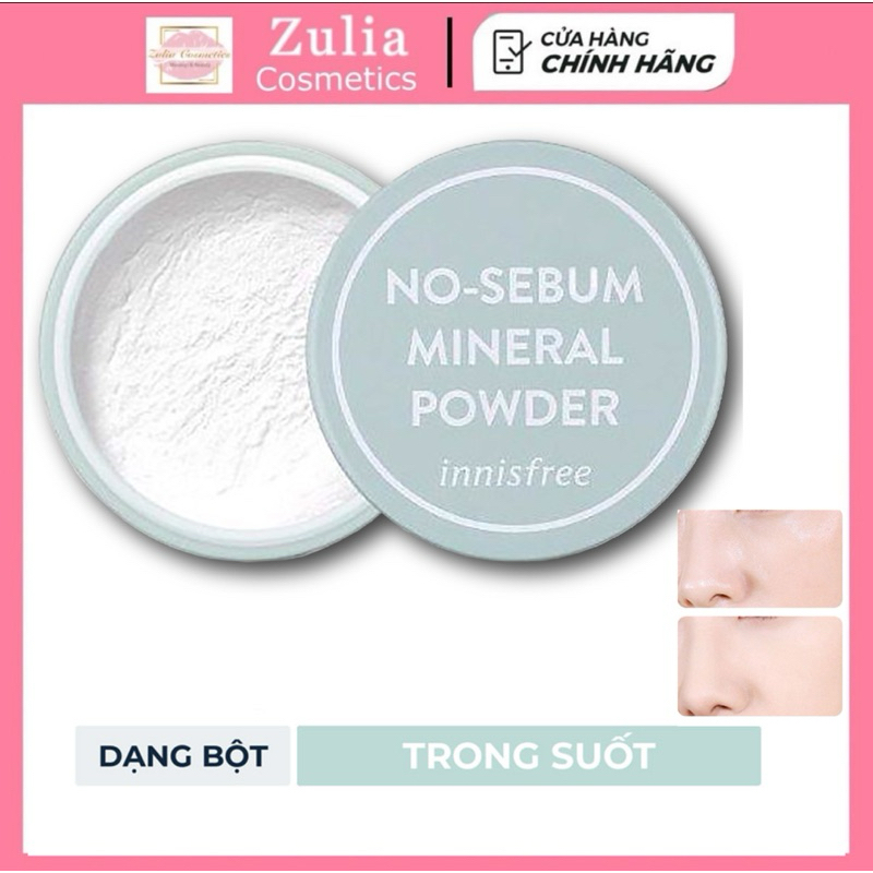 Phấn bột kiềm dầu Innisfree No-sebum Mineral Color Powder