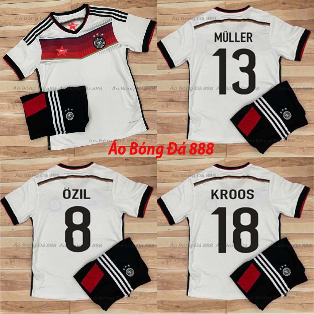 Bộ Quần Áo Đội Tuyển Đức Retro 1996, 2014 - Vải Gai Thái Cao Cấp