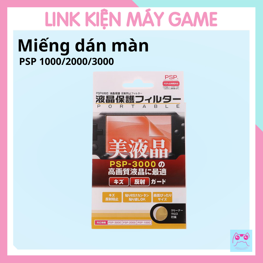 DÁN MÀN HÌNH PSP 1000,2000,3000