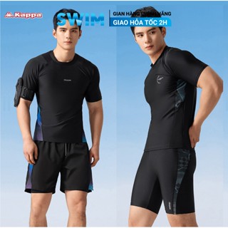 Đồ Bơi Nam Kappa Cộc Tay Kín Đáo Nhanh Khô Bộ Bơi Nam Đồ Bơi Cho Nam Quần Áo Bơi Nam