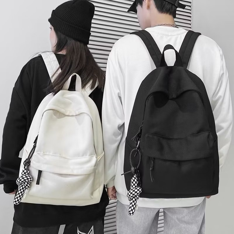 Balo Nam Nữ Thời Trang Hàn Quốc, Balo Ulzzang Basic Trơn