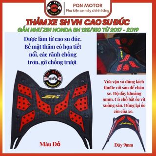 Thảm Để Chân SH 2017- SH2019 Cao Su Đúc Chống Trượt Chống Bám Bụi Gắn Chuẩn Form Xe SH Đẹp Bền