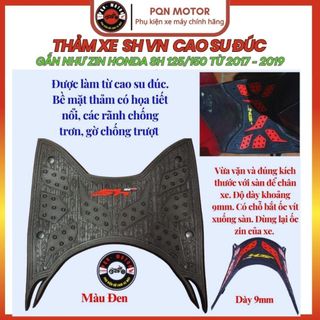Thảm Để Chân SH 2017- SH2019 Cao Su Đúc Chống Trượt Chống Bám Bụi Gắn Chuẩn Form Xe SH Đẹp Bền