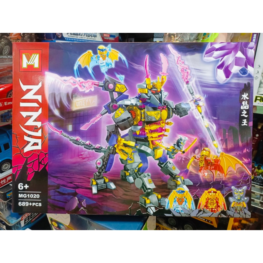Đồ chơi lắp ráp NINJA MG1020 gồm 689 chi tiết - Mô hình Ninja đa dạng & sáng tạo