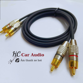  Dây AV 4 đầu hoa sen mạ vàng Dây AV RCA 