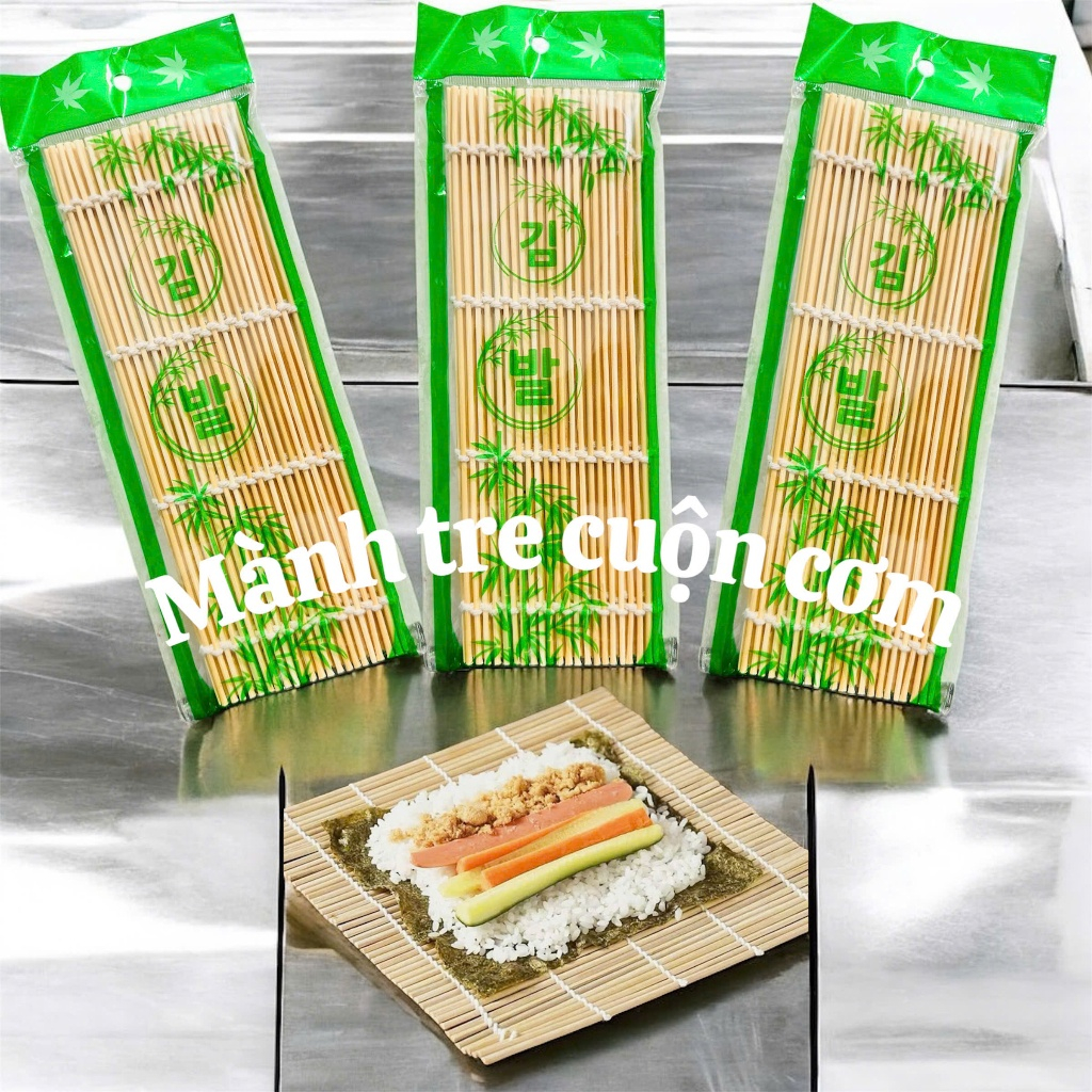 Mành tre cuộn cơm (Kimbap, Sushi) Hàn Quốc / Mành cuốn Kimbap