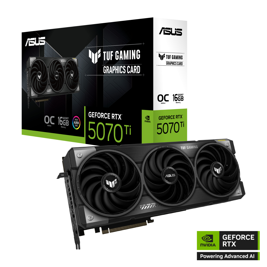 Card màn hình ASUS TUF Gaming GeForce RTX™ 5070 Ti 16GB GDDR7 OC Edition