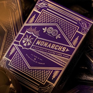 Bộ Bài Tây MONARCH [Navy/Purple] Playing Cards by Theory11