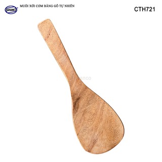 Muôi xới cơm bằng gỗ tự nhiên - chịu nhiệt cao - hahanco - cth721