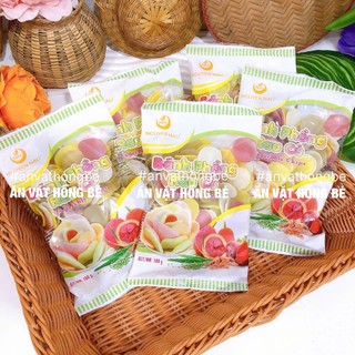 Bánh phồng tôm rau củ Nguyên Hậu (gói 180g), bánh phồng tôm ngũ sắc