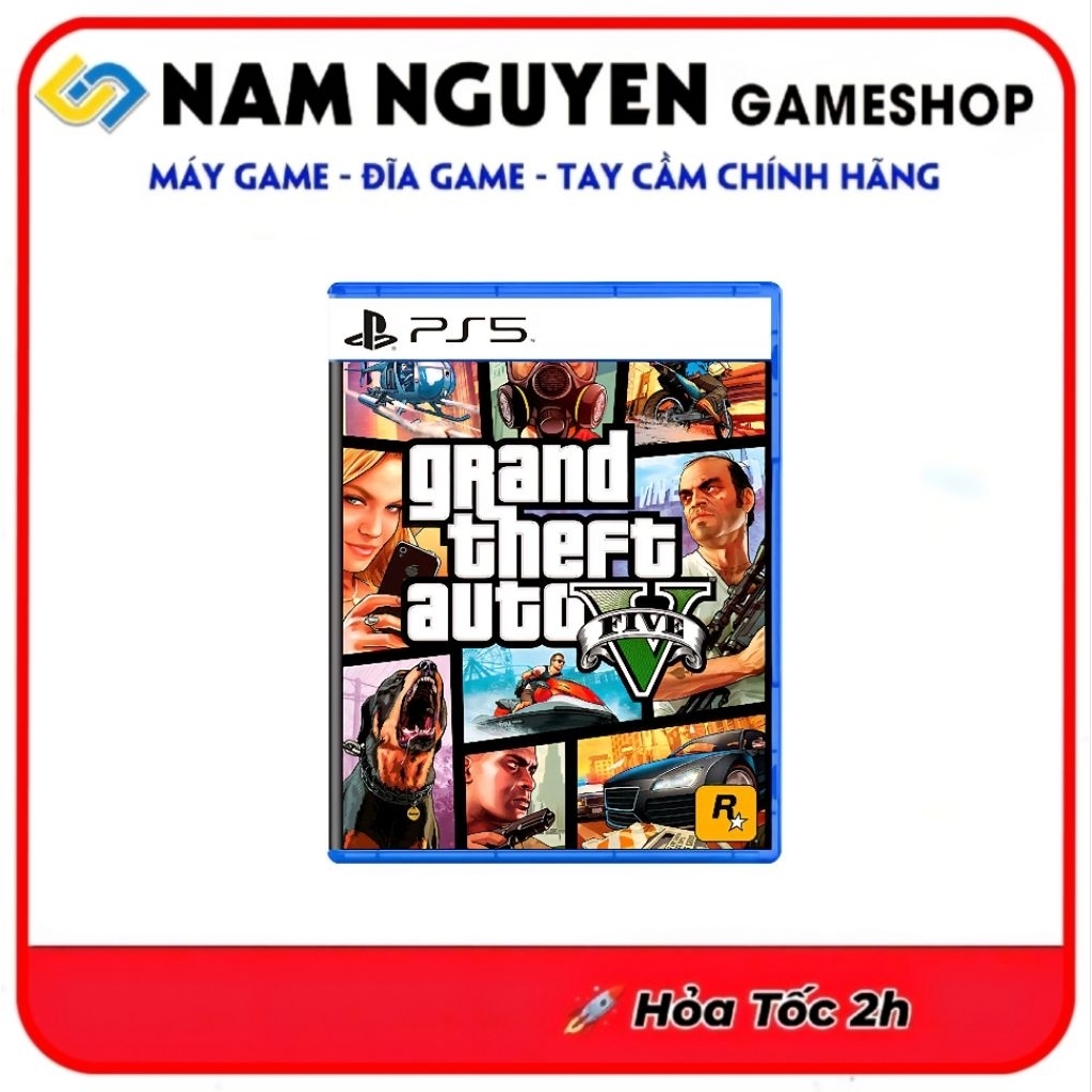 Đĩa Game PS5 | Grand Theft Auto V GTA5