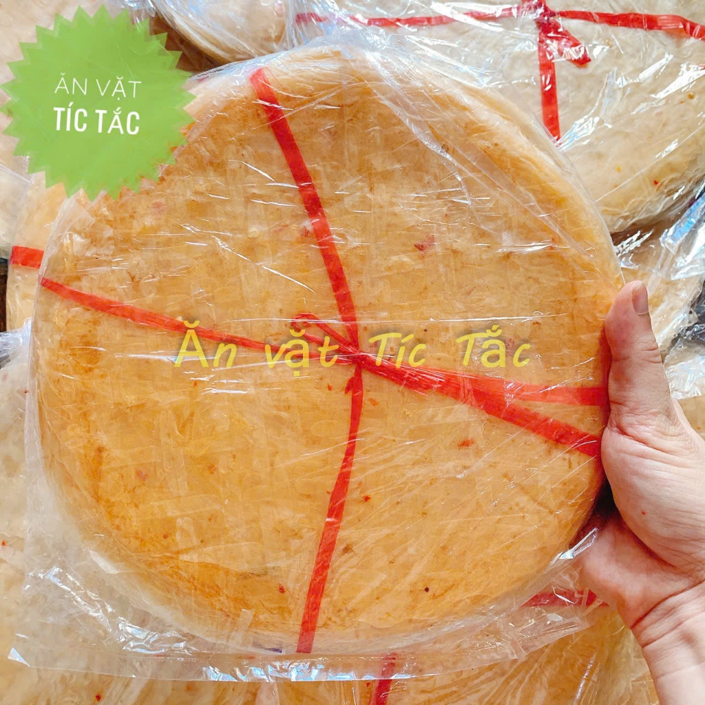 Bánh Tráng Dẻo Ớt Long Điền 600G - 800G (Bịch To 100 Cái Kèm Bơ) - Bánh Tráng Phơi Sương Mỏng Dẻo