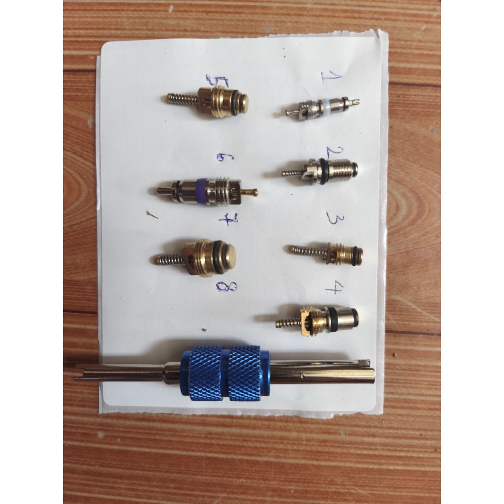 Hạt van ty đầu nạp ga điều hòa ô tô R22, R410, R1234YF