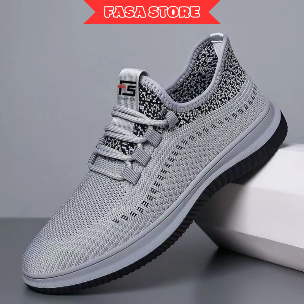 Giày thể thao nam mới 2026, Giày nam FASASTORE vải lưới thoáng khí, Đế cao su êm chân, bền đẹp