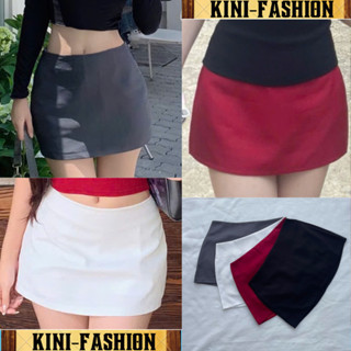 Chân váy ngắn kiểu y2k chất liệu cotton lạnh KINI Fashion.
