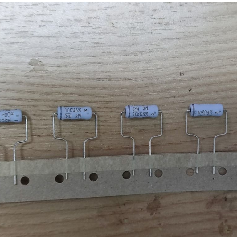 Điện trở màu trắng xám  3W 10K 10KΩ 5% Panasonic (01 con)